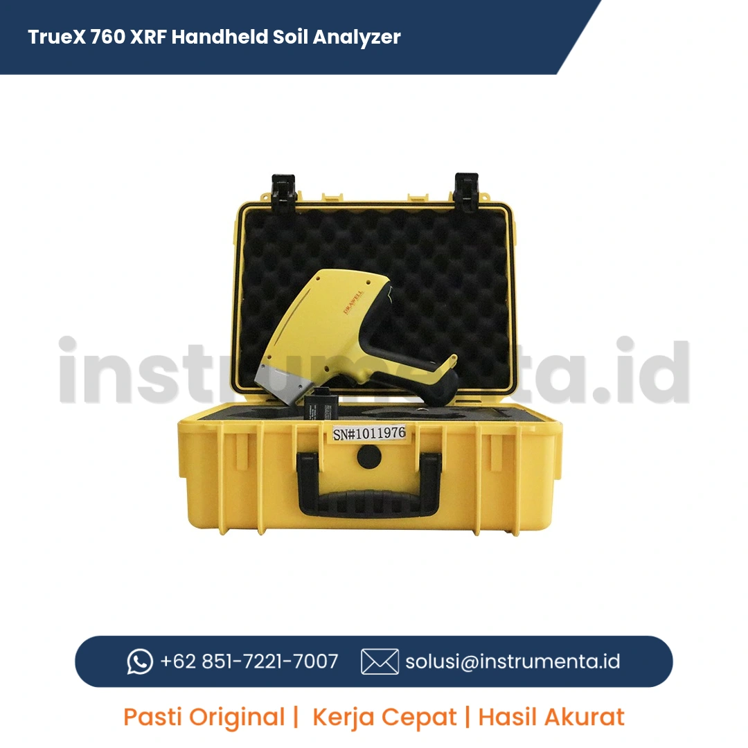 Distributor Resmi Handheld XRF Soil Analyzer TrueX 760 Alat Uji Logam Berat Tanah Portable